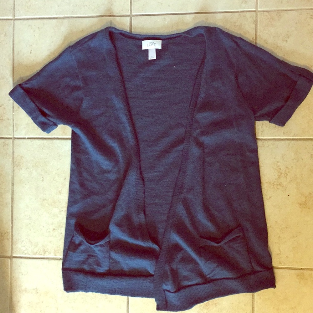 Short sleeve cardigan!